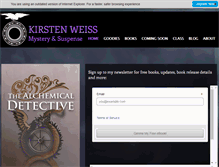 Tablet Screenshot of kirstenweiss.com